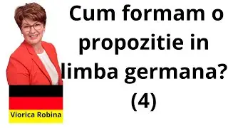 Formarea propozitiilor in limba germana