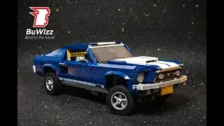 LEGO Ford Mustang motorized with Buwizz