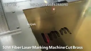 Fiber laser marking machine for cutting 1mm brass