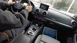 Audi S3 Unitronic Stage 2 Intake and Exhaust Sound (cabin and driveby)