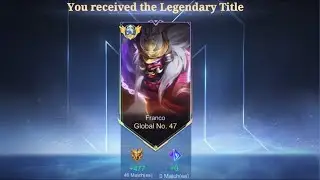 Global Franco solo rank push #chillgame #mlbb #franco