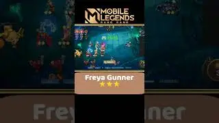 FREYA GUNNER #shorts #magicchess #mlbb #mobilelegends #shortsvideo