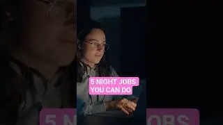 5 Easy Jobs You Can Do At Night #jobs #financialfreedom #money #shorts #personalfinance