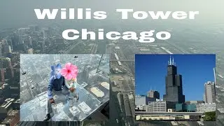 Visiting Willis Tower Chicago attraction! 🏙️ #Chicago #Tourist #Attraction #WillisTower #willstower 