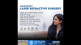 Our valued patient shares her1-month post-Laser Refractive Surgery experience. #smilesurgery #lasik