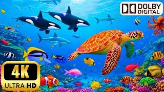 4K Aquarium Relaxation &ndash; Calm Underwater World with Ambient Music
