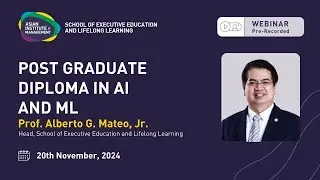 Online Webinar | Postgraduate Diploma in Artificial Intelligence and Machine Learning | AIM | 2024
