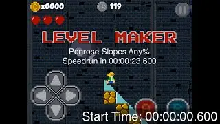 Level Maker - Penrose Slopes Any% Speedrun in 00:00:23.600