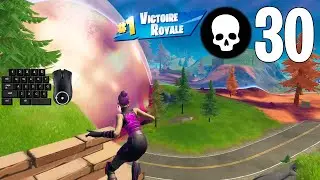 30 Elimination 🔥 Solo Squads Gameplay | Full Game Season 8 Chapter 2 [Fortnite PC Keyboard]