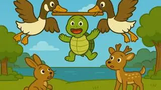 Video 24: The Turtle Who Dreamed of Flying 🐢✨ | Fun English Learning Story for Kids