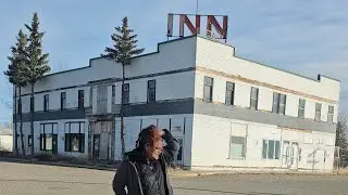 Enjoying this beautiful day outside at champion village,Alberta canada 