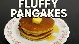 Soft & Fluffy pancakes || cafe style 
