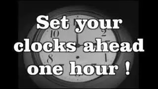 Daylight savings time spring 2013