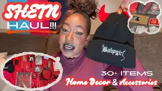 SHEIN HAUL for the RED Girlys&hearts;️ | Home Decor & Accessories | 30+ Items | Red Aesthetic