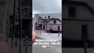 My Great-Grandfather&rsquo;s War-Torn House &ndash; Then and Now 🕰️🏚️. #history #ww2 #army #lviv