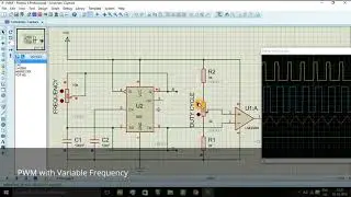 555 Timer Based PWM with Variable Frequency