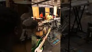PWP band Locked in at Rehearsal