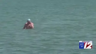Man becomes first person to swim around Martha's Vineyard