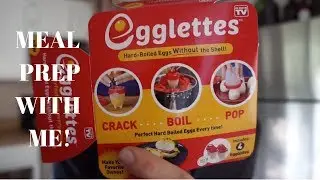 TRYING EGGLETTES / MEAL PREP WITH ME