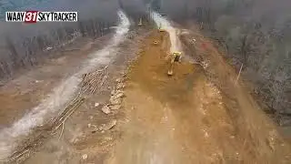 Drone video of Hwy. 231 construction start