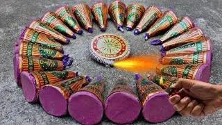 Lots of diwali Unlimited many Anar Vs Ground Chakkar Experiment 😰😰 मैं तो देखता ही रह गया 🥵🥵 #diwali