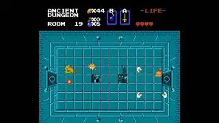 The Legend of Zelda Rom Hack Ancient Dungeon [TAS] [Room 1-30]