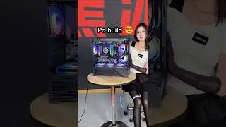 Beautiful ❤️ RGB Gaming Pc Build Intel i5 14600KF💪#pcbuild #gaming #pc