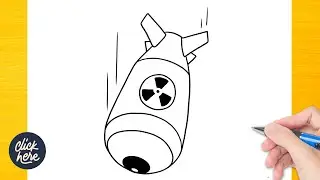 How to draw Nuclear Bomb - Nuclear Bomb Drawing Ideas