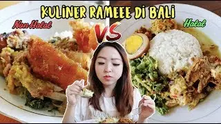 NGECES!! KULINER BALI YANG BIKIN KETAGIHAN!! (Non Halal vs Halal) #JennieinBali