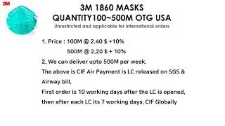 TODAY'S PPE PRODUCT OFFER Mar 18