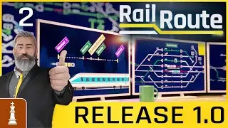MEGA ZUGVERKEHR ♚ Let's Play Rail Route 2 | deutsch release 1.0 tutorial