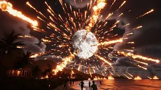 20 MINUTES OF TERROR: Asteroid Impact Destroys Hawaii (Meteorite impact & Firestorm CGI)