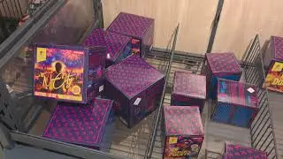 Feuerwerk Rundgang im LIDL 2025