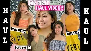 TRY ON HAUL (FOREVER21,ARDENE,WINNERS&GIRLS COSMETICS || Divine's Vanity ||