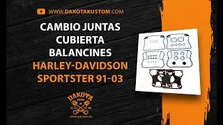 Cambio Juntas Cubierta Balancines Harley-Davidson Sportster 91-03 - Dakota Kustom
