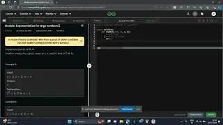 Modular Exponentiation for large numbers GFG POTD Python Solution geeks for geeks problem of the day