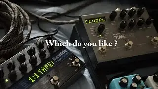 Which delay pedal do you like ? Eventide TIMEFACTOR vs strymon TIMELINE comparison (Tape Echo mode)