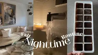 PRODUCTIVE FALL EVENING ROUTINE restful sleep | NIGHT ROUTINE 2022 | Lauren Camille