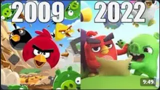 Evolution of Angry Birds Games (2009-2022)