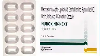 Nurokind Next Capsule Benifit + All Details - Mecobalamin,Benfotiamine,Biotin,Vit.B6,B9