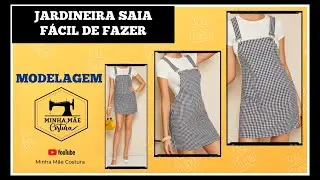 JARDINEIRA SAIA FÁCIL DE FAZER - PASSO A PASSO DA MODELAGEM