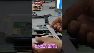 LCD Led Android Smart Tv No Display Problem💡 Led Android Tv Repair Training institute AK info Patna🔬
