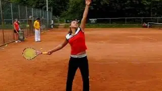 INTIME tennisschool high speed camera footage Steffie