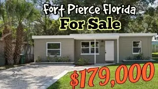 $179,000 House For Sale in Fort Pierce Florida | BEST HOUSE ON A BAD BLOCK