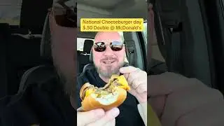 Всего 50 центов за двойной чизбургер в McDonald&rsquo;s?! Победа в Национальный день чизбургера 🏆🍔