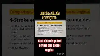 2 stroke engine and 4 stroke engine #fourstroke #2stroke #difference #engine #automobile #shorts