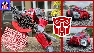 JJ Prime REVIEWS: Transformers Studio Series Gamer Edition Voyager IRONHIDE (WFC)!