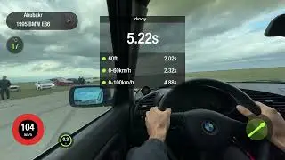 BMW E36 M52 3.0 | 0-100 - 4.88 сек