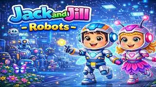 Jack and Jill &ndash; Robots Version 🤖🚀 | Fun Nursery Rhyme for Kids | Robot Adventure Song