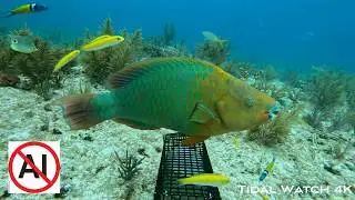 1.5 Hours 4K Virtual Aquarium: Tropical Reef Ambience & Sea Fan Zen (No Music)